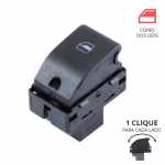 Botão/interruptor de vidro elétrico simples porta dianteira lado direito Volkswagen VW caminhão Constellation Delivery Express 4150 4160 5160 11180 13180 13190 14190 15180 17190 17230 17250 17260 17280 17320 19320 24250 24260 25320 25460 26280 31280