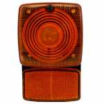 Lanterna de posição lateral âmbar com retrorrefletor lado esquerdo/direito Marcopolo