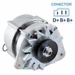 Alternador 12V 55A Bosch K1 Gol Voyage G1 quadrado Saveiro Voyage G1 quadrada com motor Ford/VW AE CHT