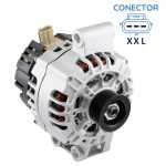 Alternador 12V 90A Valeo SG9B Ford Courier EcoSport Fiesta Focus Ka com motor Ford Zetec RoCam