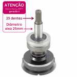 Kit engrenagem planetária 12 estrias / 48 dentes c/ impulsor 23 dentes Delco Remy 39MT (geração 2 - II) Case Caterpillar Cummins NTA855 gerador C350D6 C400D6 Stemac Mercedes-Benz MB Axor 2035 2036 2041 2044 2536 2540 2541 2544 2641 2644 3340 3341 3344