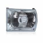 Farol principal lado esquerdo com lente de vidro para lâmpada H5 Volkswagen Gol Saveiro G1