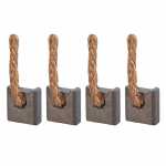 Jogo de escovas 12V 6 x 12.7 x 13.3 mm para motor de partida Ford Motorcraft Courier Escort Fiesta Focus Fusion Ka Mondeo