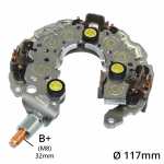 Retificador do alternador 150A Denso Ford Fusion Mustang GT Honda Accord Hyundai ix35 Santa Fé KIA Sorento Sportage Land Rover Discovery Range Rover