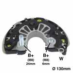 Retificador do alternador 180A Bosch P10 Mercedes-Benz MB Classe CLS E ML