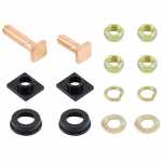 Kit reparo parafusos relé de partida / automático Denso OSGR / Mando / Poong Sung Toyota Hilux SW4 Land Cruiser Prado KIA Besta Bongo K2700 Hyster empilhadeira