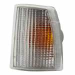 Lanterna dianteira cristal com cúpula lado esquerdo Volkswagen G1 Gol Parati Saveiro Voyage