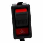 Botão/interruptor de advertência/alerta/emergência 8 terminais 12V Ford Cargo F1000 F4000 F12000 F14000 F16000