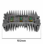 Retificador do alternador 60A / 75A / 100A / 105A Delco Remy 30SI Caterpillar Clark Cummins Navistar International Terex - ligações
