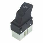 Botão/interruptor de vidro elétrico simples 6 terminais (pinos) porta dianteira lado esquerdo (motorista) / lado direito (passageiro) Fiat Ducato 2006-2017