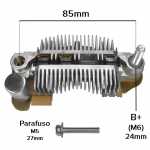 Retificador do alternador 60A / 65A / 70A / 75A Mitsubishi Colt Galant Lancer Space Runner Space Wagon - ligações