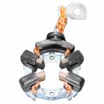 Porta-escovas 12V 4.6 x 12 x 11 mm para motor de partida Bosch Audi A4 BMW X1 X3 X5 X6 Z4 Ford Courier Fiesta Mercedes-Benz Classe C Volvo V50