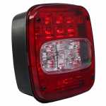 Lanterna traseira bicolor sem vigia lado direito Ford Cargo Volkswagen Constellation Delivery Worker