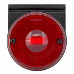 Lanterna de posição lateral de LED vermelha com suporte bivolt universal