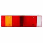 Lente para lanterna traseira tricolor lado esquerdo/direito Iveco Stralis Tector