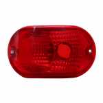 Lanterna traseira de posição e freio vermelha lisa lado direito/esquerdo ônibus Marcopolo Fratello Senior Torino Vicino