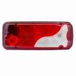 Lanterna traseira bicolor lado direito com conector sem vigia Scania Série 5