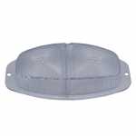 Lente para lanterna traseira cristal canoinha lado direito/esquerdo universal