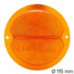 Lente para lanterna traseira âmbar lado esquerdo/direito Randon carrocerias