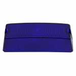 Lente para lanterna delimitadora lateral azul lado esquerdo/direito universal