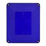 Lente para lanterna de teto plafonier azul para caminhão universal