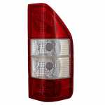 Lanterna traseira bicolor metalizada com pisca cristal lado direito Mercedes-Benz Sprinter 1995-2012