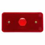 Lanterna delimitadora lateral vermelha s/ soquete lado esquerdo/direito Volvo ônibus