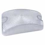 Lente cristal para lanterna traseira luz de ré / de teto delimitadora lado direito/esquerdo para adaptação universal Marcopolo ônibus