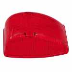 Lente vermelha para lanterna dianteira direcional lado esquerdo/direito Mercedes-Benz 608 708