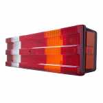 Lanterna traseira tricolor com pisca âmbar sem vigia com lente de acrílico lado direito Mercedes-Benz Axor 4141