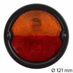 Lanterna traseira bicolor lado esquerdo/direito com três soquetes Randon carrocerias