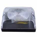 Lanterna de posição cristal com bordas arredondadas com soquete lado esquerdo/direito universal