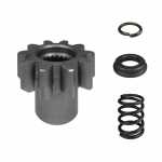 Pinhão do impulsor 10 dentes c/ kit trava Delco 29MT Agrale Marcopolo Volkswagen Volvo - kit